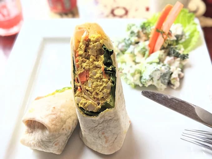 Curried Egg Wrap